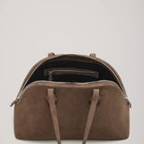 A Emery Harnick Bag in Cedar Suede