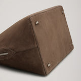 A Emery Harnick Bag in Cedar Suede