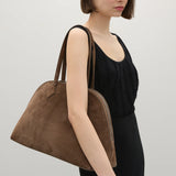 A Emery Harnick Bag in Cedar Suede