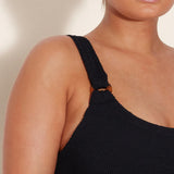 Hunza G Domino Swim in Black