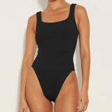 Hunza G Square Neck Swim in Black