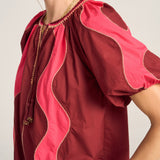 Ilio Nema Lybia Shirt in Pink and Red
