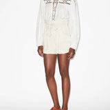 Isabel Marant Sereni Short in Ecru