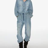 Isabel Marant Catalia Pant in Blue