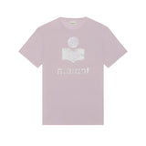 Isabel Marant Zewel T-Shirt in Light Pink and Silver