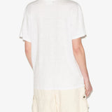 Isabel Marant Zewel T-Shirt in White and Light Gold