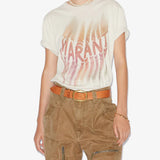 Isabel Marant Zoeline T-Shirt in Ecru
