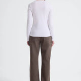 Jac and Jack Corda Tee in White