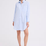 Jac and Jack Doss Dress in Pale Blue Stripe
