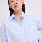Jac and Jack Doss Dress in Pale Blue Stripe