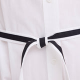 Jac and Jack Boundary Dress in White and Black