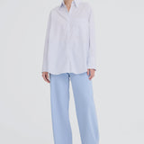 Jac and Jack Tanvi Shirt in Blue Shadow Stripe