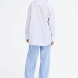 Jac and Jack Tanvi Shirt in Blue Shadow Stripe