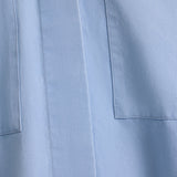 Jac and Jack Fold Shirt in Bleached Denim