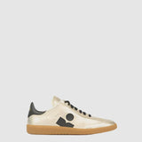 Isabel Marant Kaycee Sneakers in Light Gold and Black