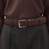 A Emery Kya Belt in Merlot