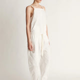 Lee Mathews Poplin Pant in Natural