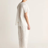 Lee Mathews Poplin Tee in Natural