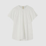 Lee Mathews Poplin Tee in Natural