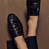 L'Eclisse Loafer in Brown Eel
