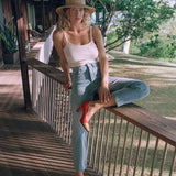 Lack Of Colour The Inca Bucket Hat Wide in Natural