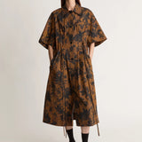 Lee Mathews Ivy Shirt Dress in Copper