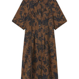 Lee Mathews Ivy Shirt Dress in Copper