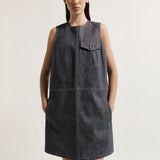 Lee Mathews Leo Pinafore in Indigo