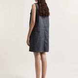 Lee Mathews Leo Pinafore in Indigo