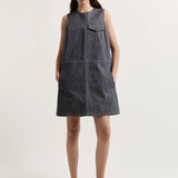 Lee Mathews Leo Pinafore in Indigo