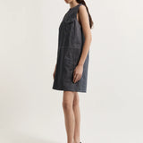 Lee Mathews Leo Pinafore in Indigo