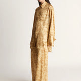Lee Mathews Nichhia Shirt in Honeycomb Yellow