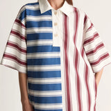 Lee Mathews Eddie Dress in Blue