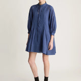 Lee Mathews Iris Mini Dress in Steel