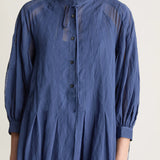 Lee Mathews Iris Mini Dress in Steel