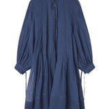 Lee Mathews Iris Mini Dress in Steel