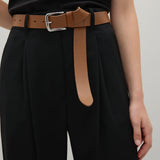 A Emery Leroy Belt in Deep Tan