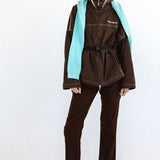 Maggie Marilyn Light at the End of the Tunnel Windbreaker in Chocolate