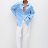 Matteau Classic Stripe Shirt in Capri
