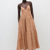 Matteau Triangle Tiered Sundress in Strawflower