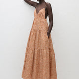 Matteau Triangle Tiered Sundress in Strawflower