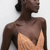 Matteau Triangle Tiered Sundress in Strawflower