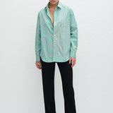 Matteau Classic Stripe Shirt in Aegean Stripe