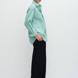Matteau Classic Stripe Shirt in Aegean Stripe