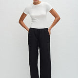 Matteau Drawcord Pant in Black