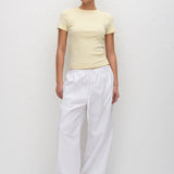 Matteau Baby Tee in Lemon