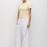 Matteau Baby Tee in Lemon