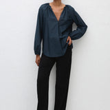Matteau Voluminous Blouse in Midnight
