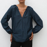 Matteau Voluminous Blouse in Midnight