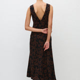 Matteau Plunge Slip Dress in Panama